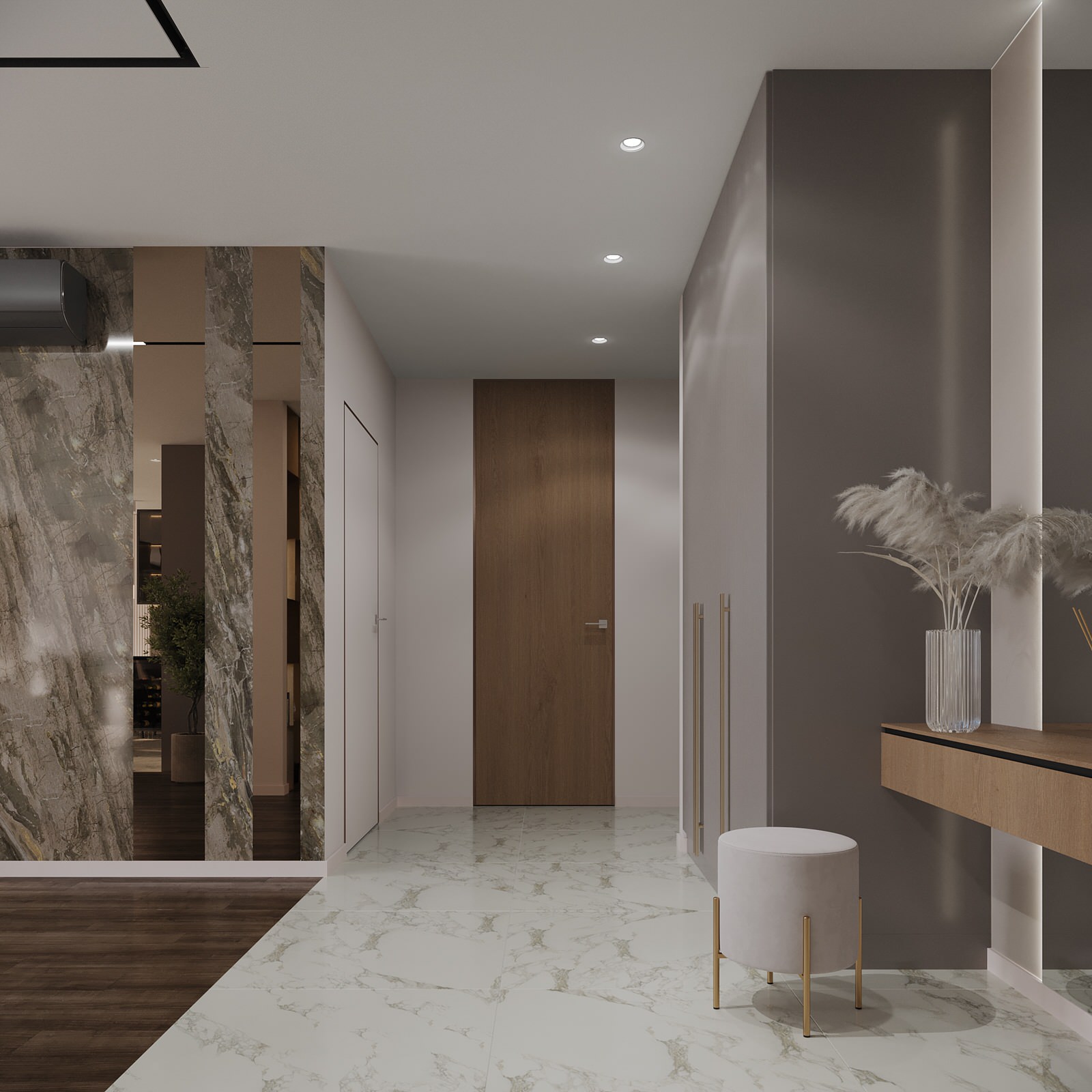 Проект гостиной в ЖК "Фили Сити"