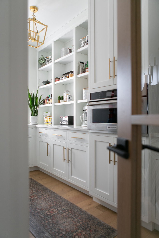 Inspiration for a transitional home design remodel in Chicago