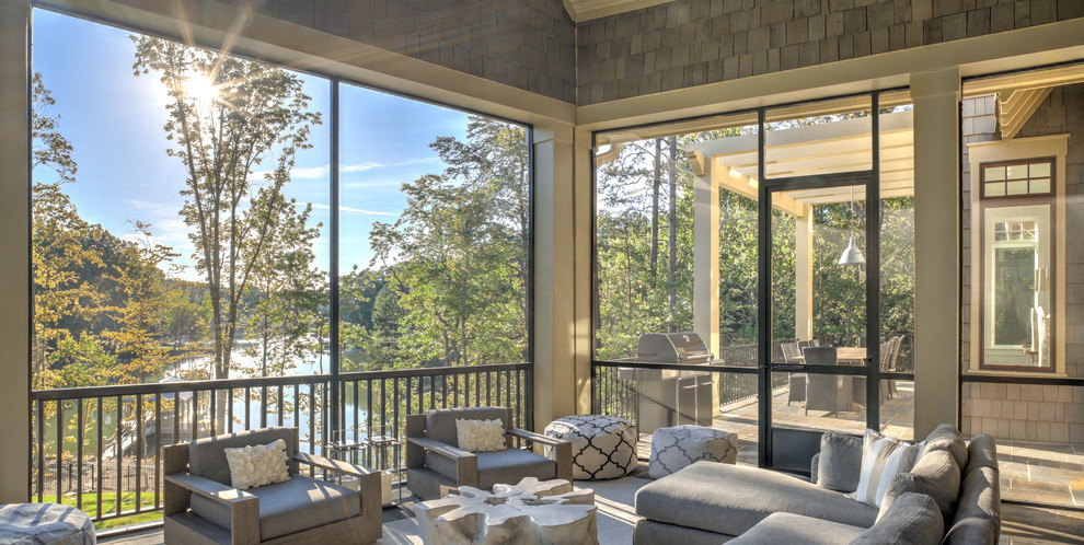 Home design - transitional home design idea in Charlotte