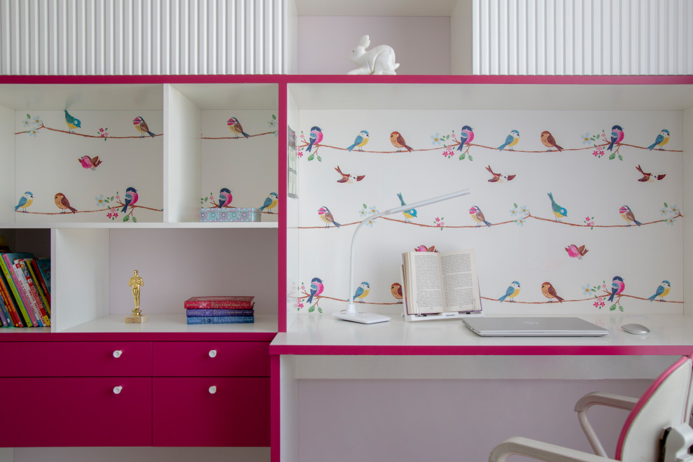 Проект 3-х комнатной квартиры "Лесная Рапсодия". Детская.