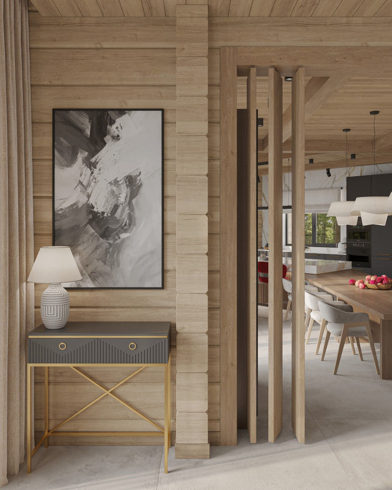 Загородный дом из клееного бруса