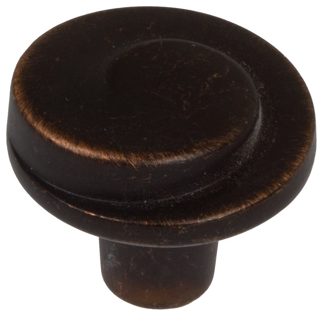 15/32" Swirl Knob Oil Rubbed Bronze And Drawer Knobs