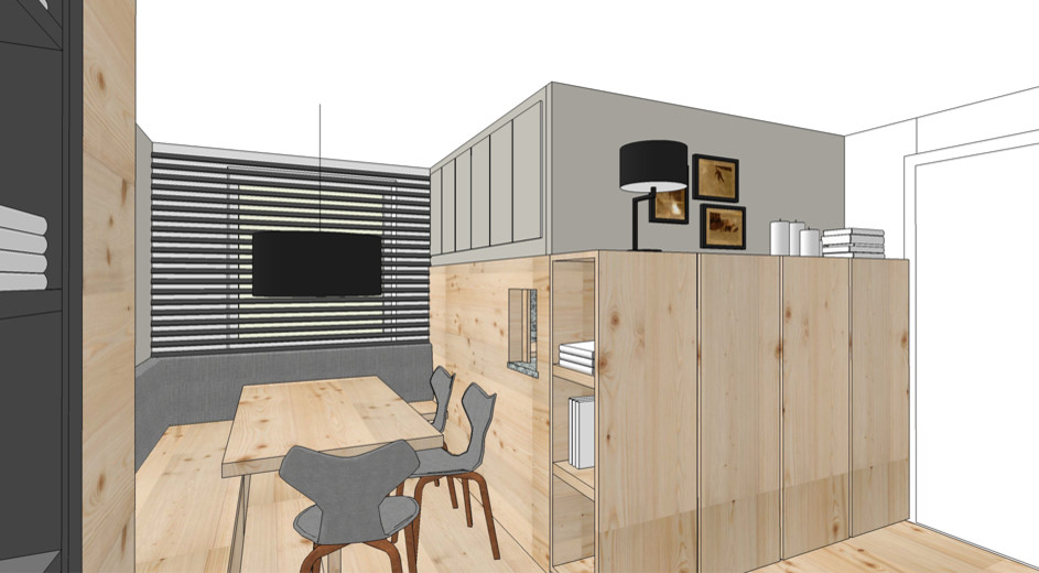 Appartment in der Schweiz - Entwurf Essplatz