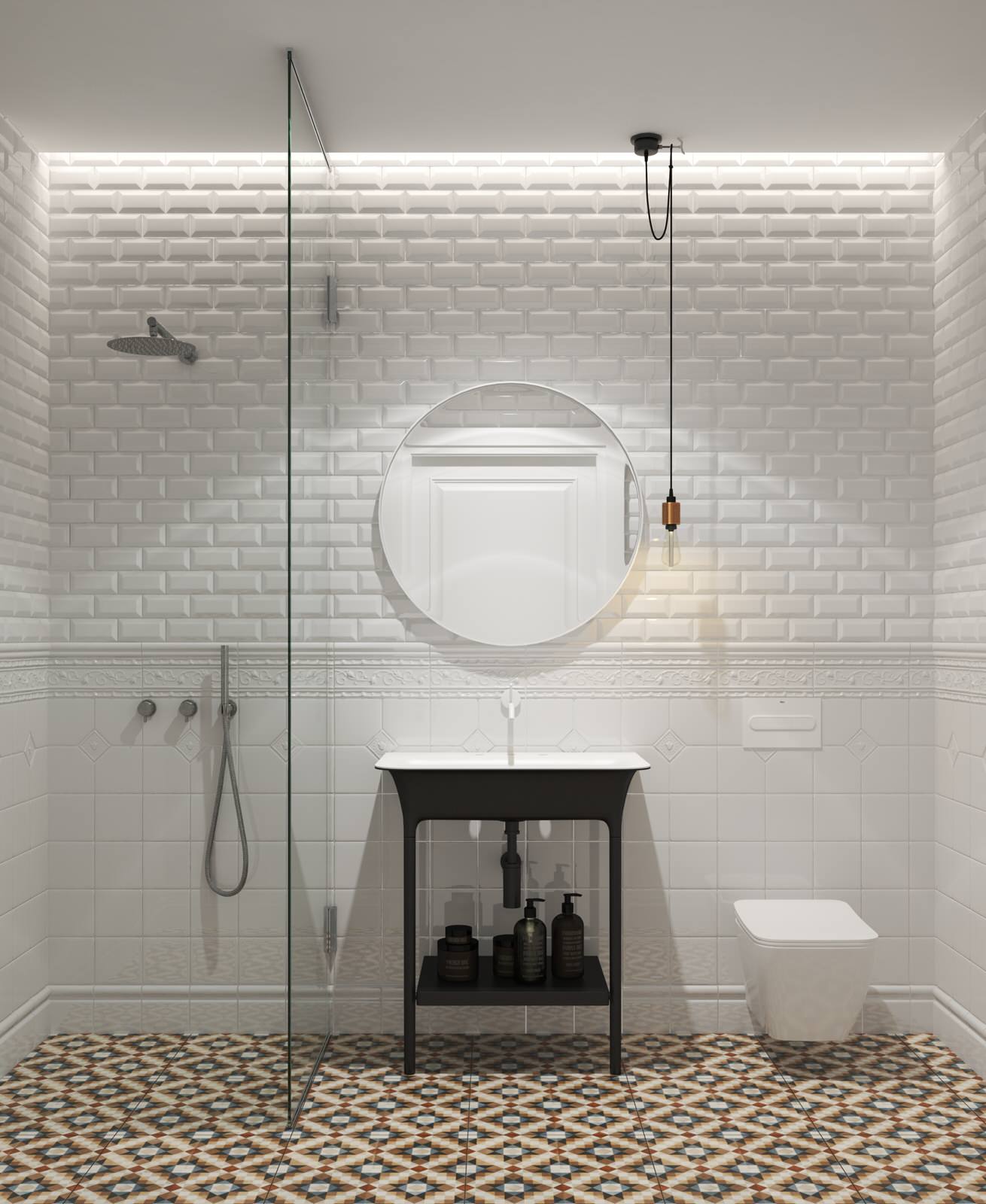 дизайн-проект интерьера деревянного загородного дома