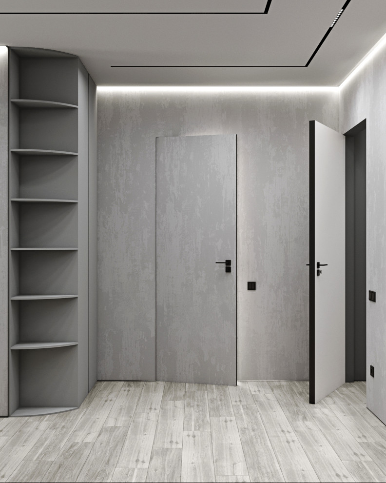 Дизайн Стильной Двухкомнатной Квартиры 74 м2 в жк Время в Москве