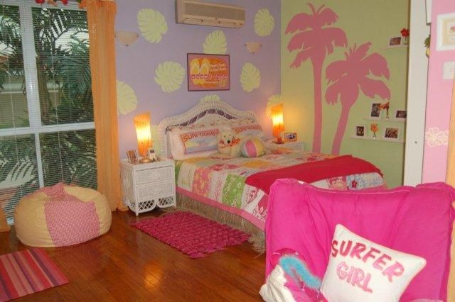 Kids' room - tropical kids' room idea in Other