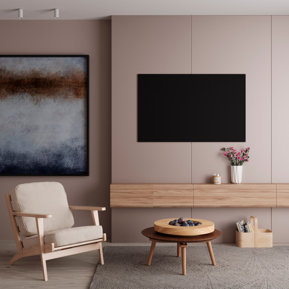 3 d визуализации небольшой гостиной