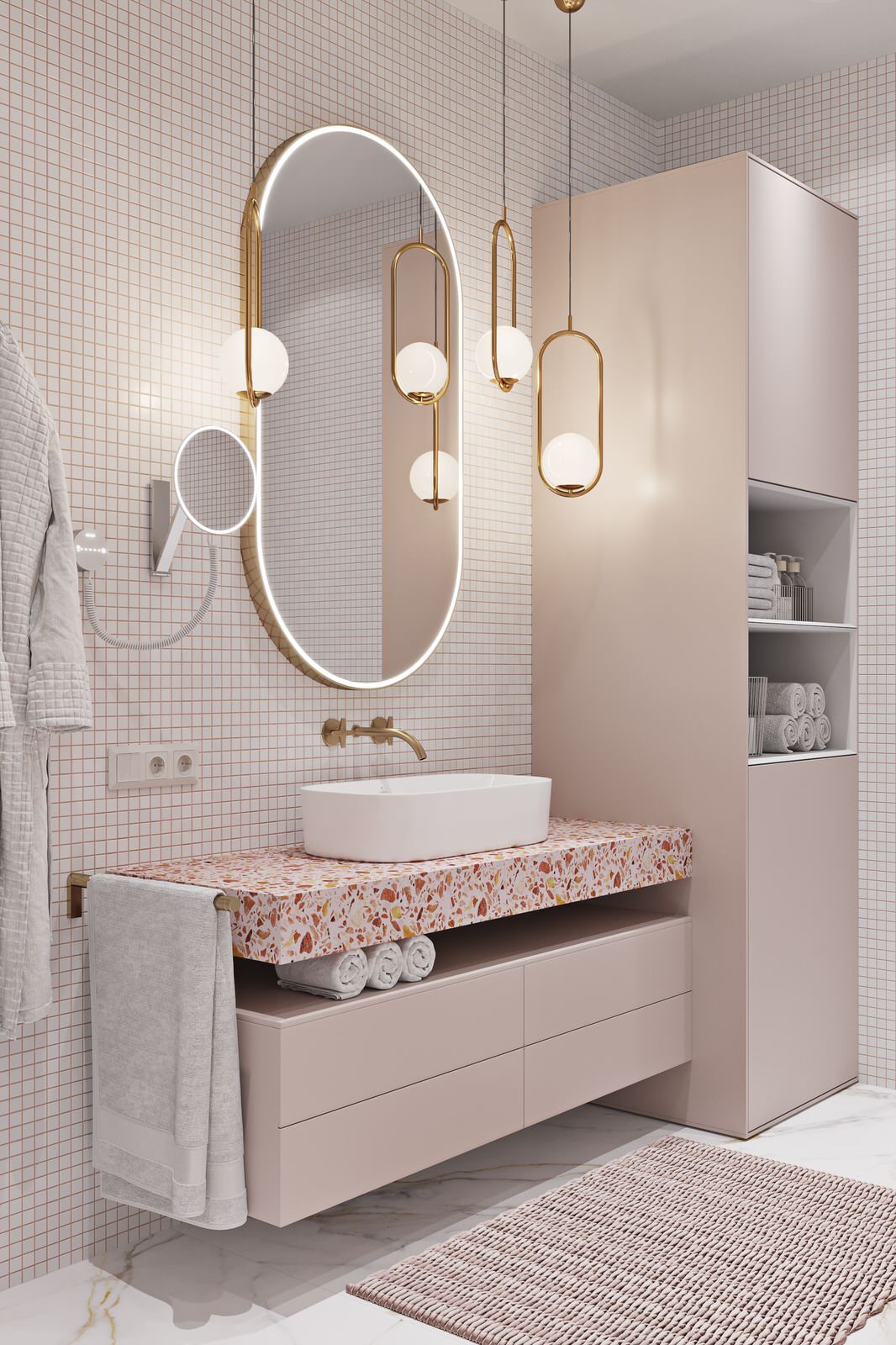 Квартира с сочными цветовыми акцентами для большой семьи