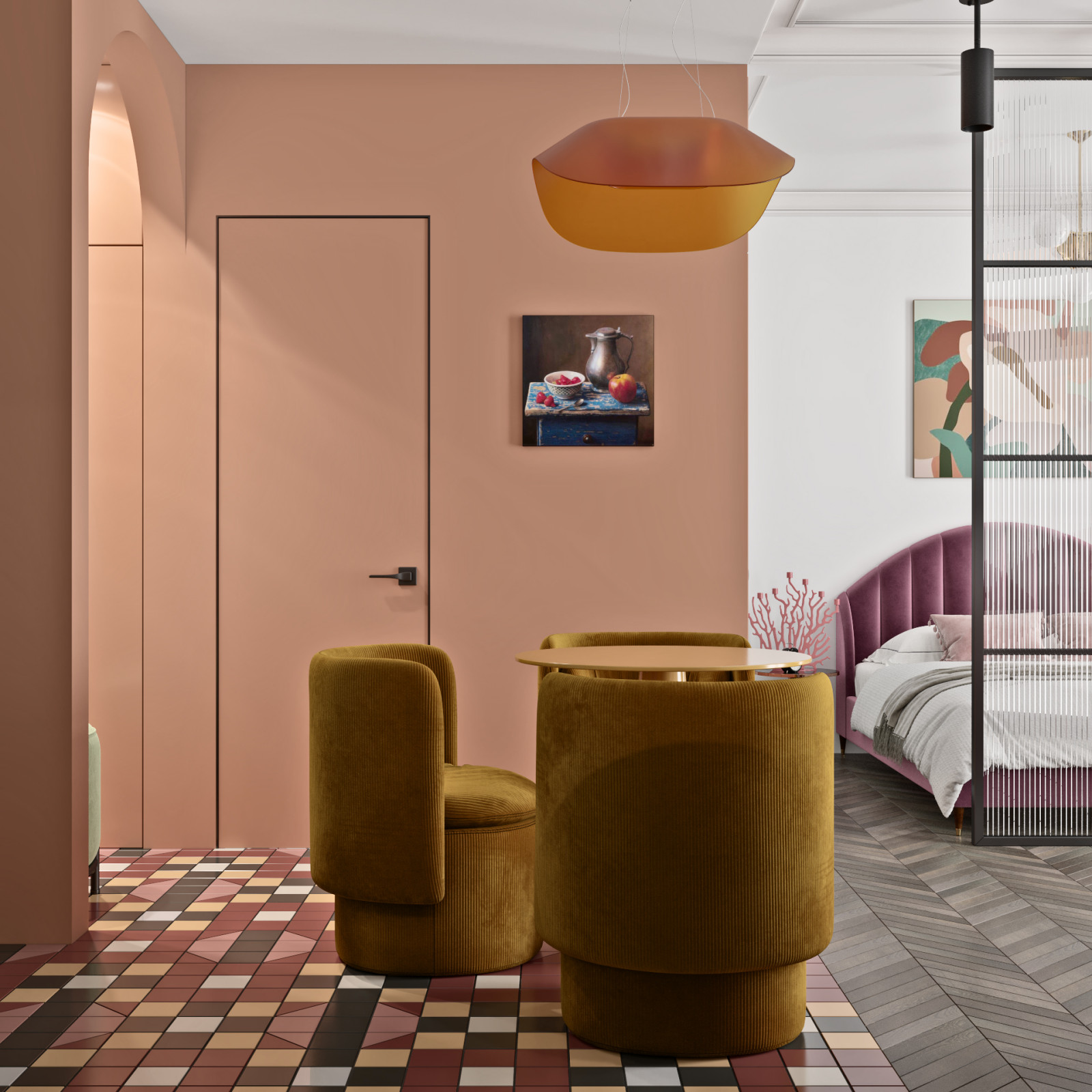 ДИЗАЙН-ПРОЕКТ МАЛЕНЬКОЙ КВАРТИРЫ В СТИЛЕ КИТЧ