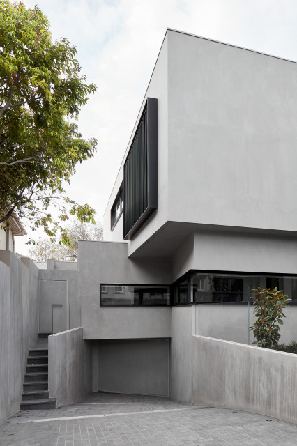 Bellaire moderne-hus-og-facade