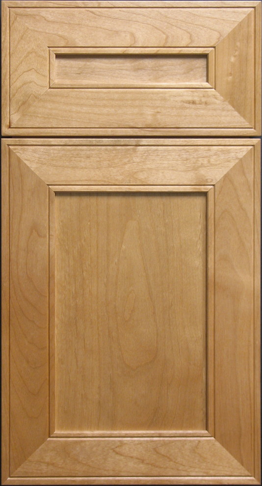 Clear Alder Shaker Style Mitered Cabinet Door Contemporary