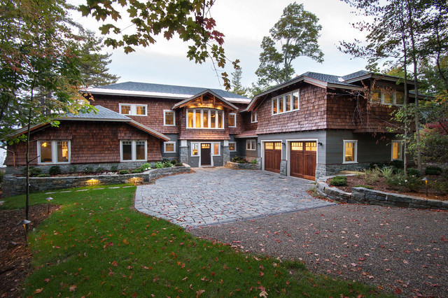 Great Camp montagne-facade