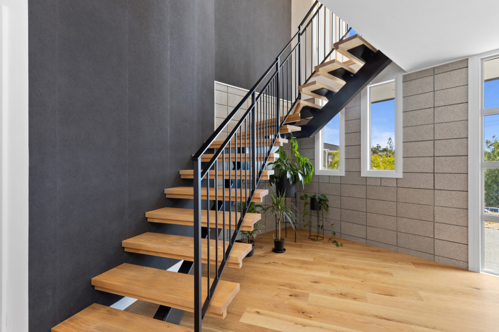 Photo of a modern staircase in Auckland.