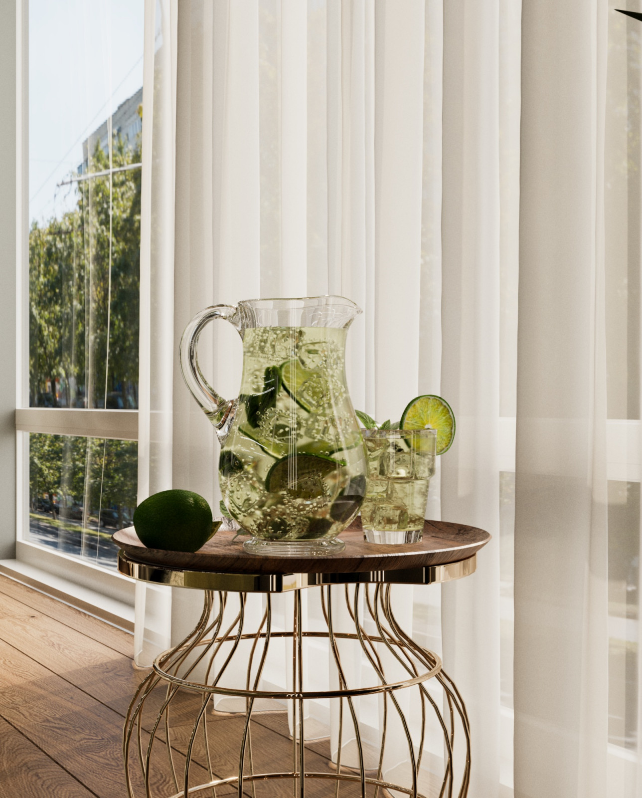 Визуализация спальни