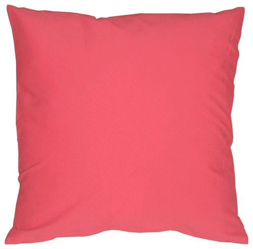 Pillow Decor - Caravan Cotton 16 x 16 Throw Pillows, Pink