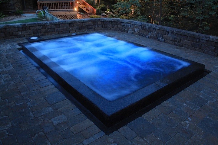 This is an example of a contemporary pool.