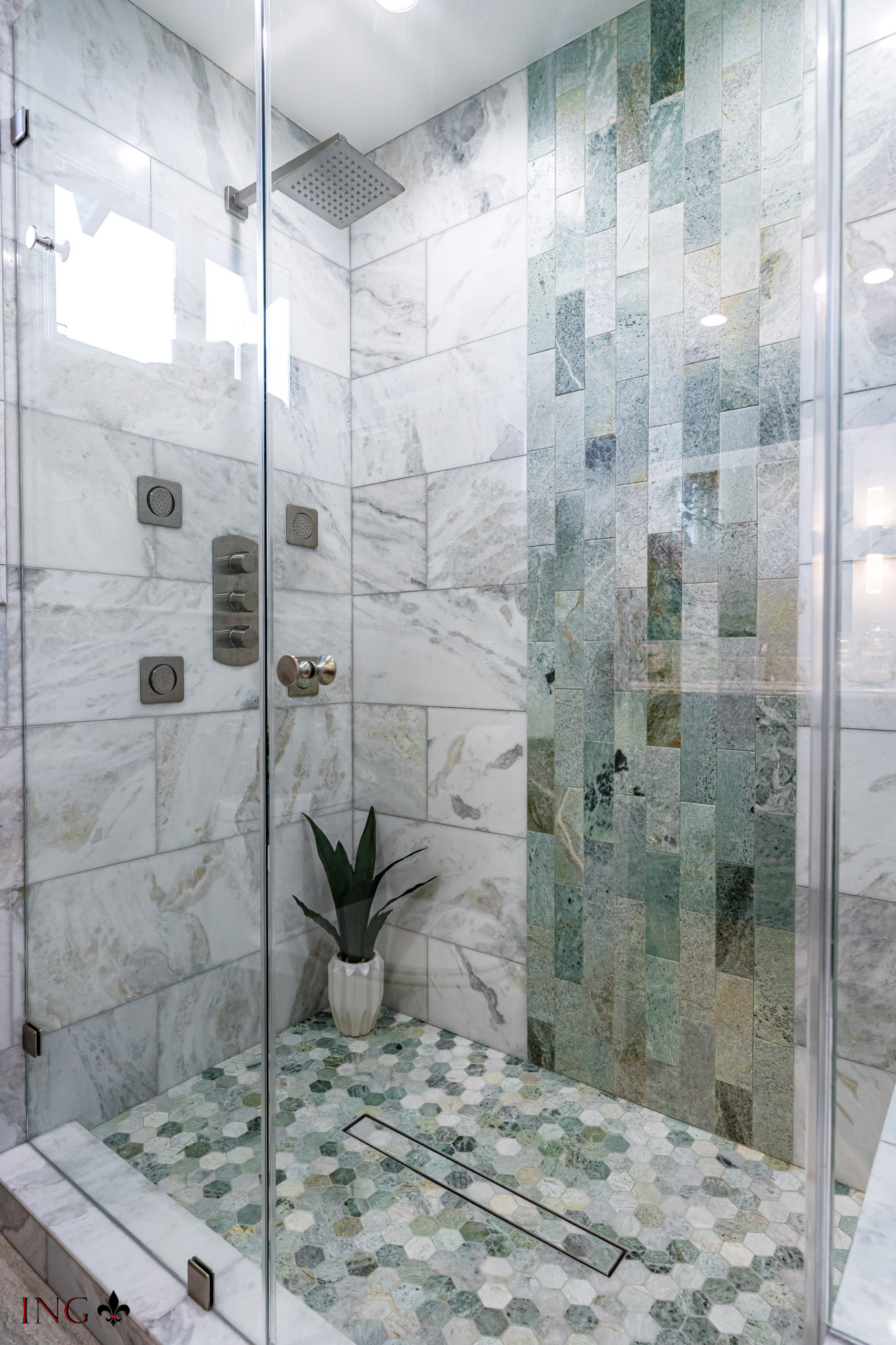 Master Bathroom Remodel / Installation of Tile and Shower Enclosure