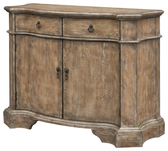 Fletcher Antique Inspired 2 Door 2 Drawer Storage Buffet Brown