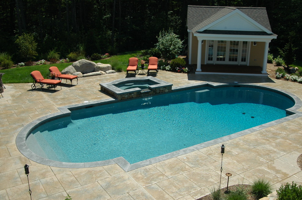 Example of a transitional pool design in Boston