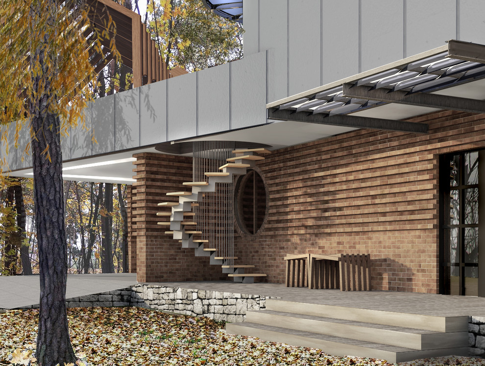 Эскизный проект индивидуального жилого дома в Велегож - парк 2 Тульской области