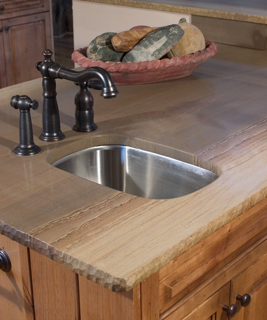 Kitchen Prep Sink in a Oklahoma Picture Rock Island Traditional