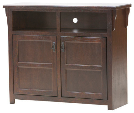 Eagle Furniture Tall Mission 45 Wide Tv Console Transitional Eagle Furniture Tall Mission 45 Wide Tv Console Chocolate Mousse