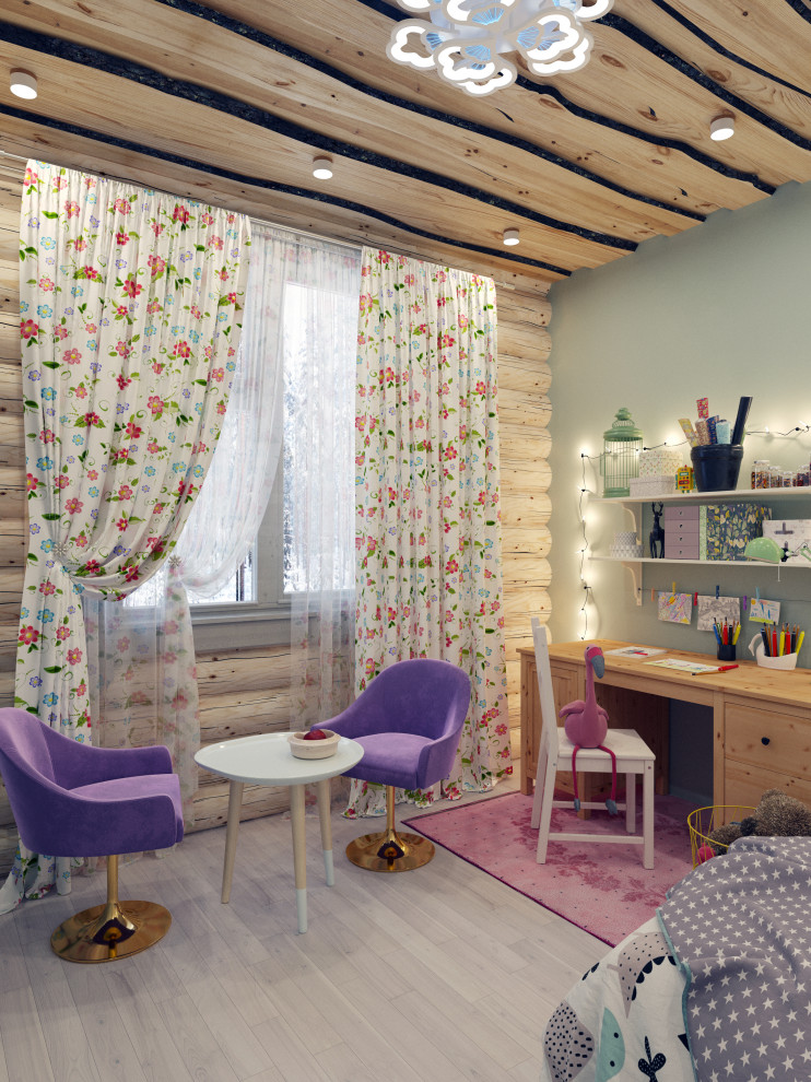 Дизайн-проект срубового дома на берегу реки Вуокса, Ленинградская область.