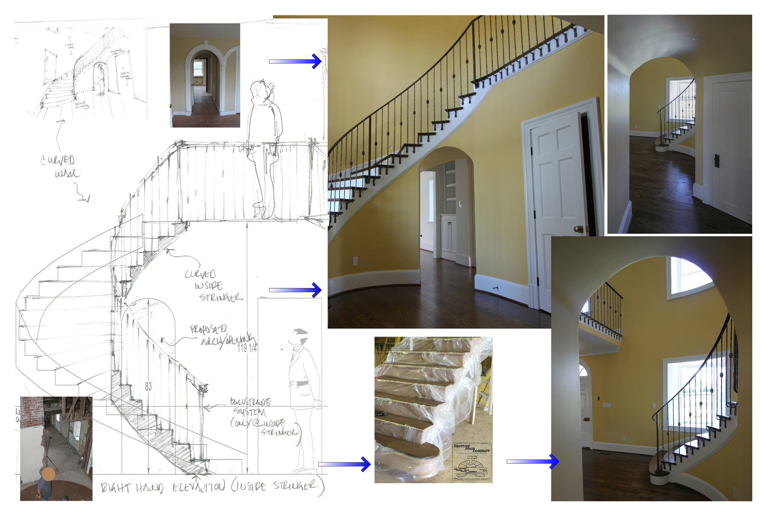 42_Historic Country Mansion Staircase, Warrenton VA 20186