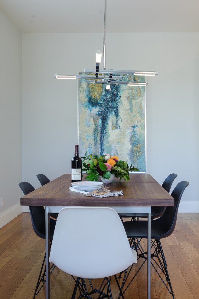 Inspiration for a modern dining room in San Francisco.