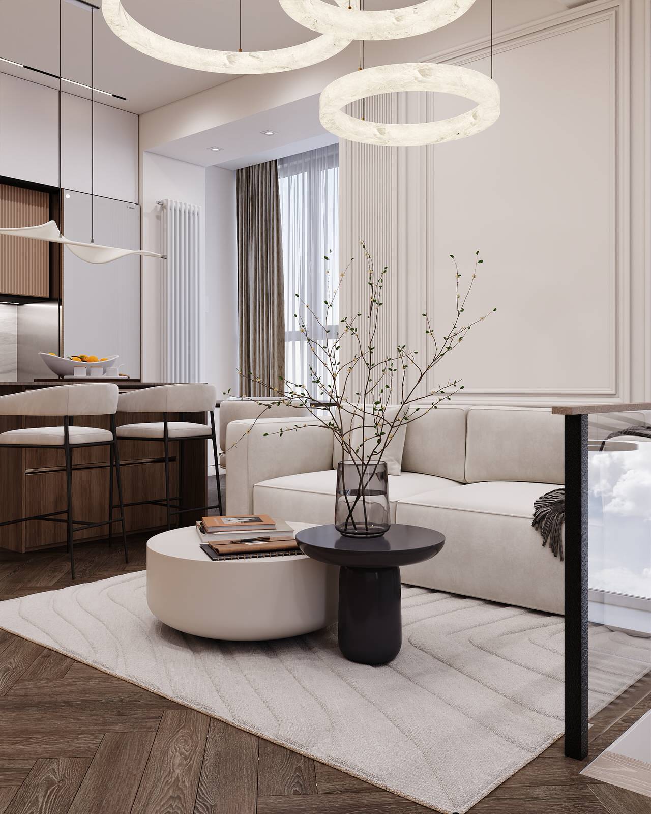 ЖК_Гармония двухуровневая квартира