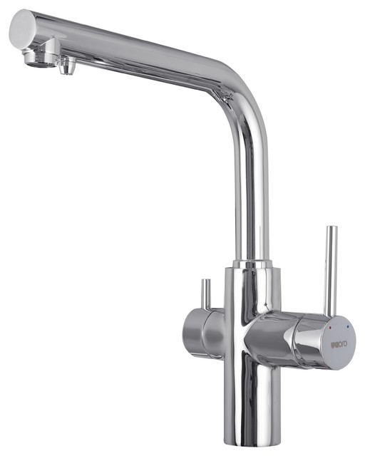 Ucore Dual Levers For Filtered Water Kitchen Faucet Contemporary Kitchen Faucets By Ucore Inc Houzz