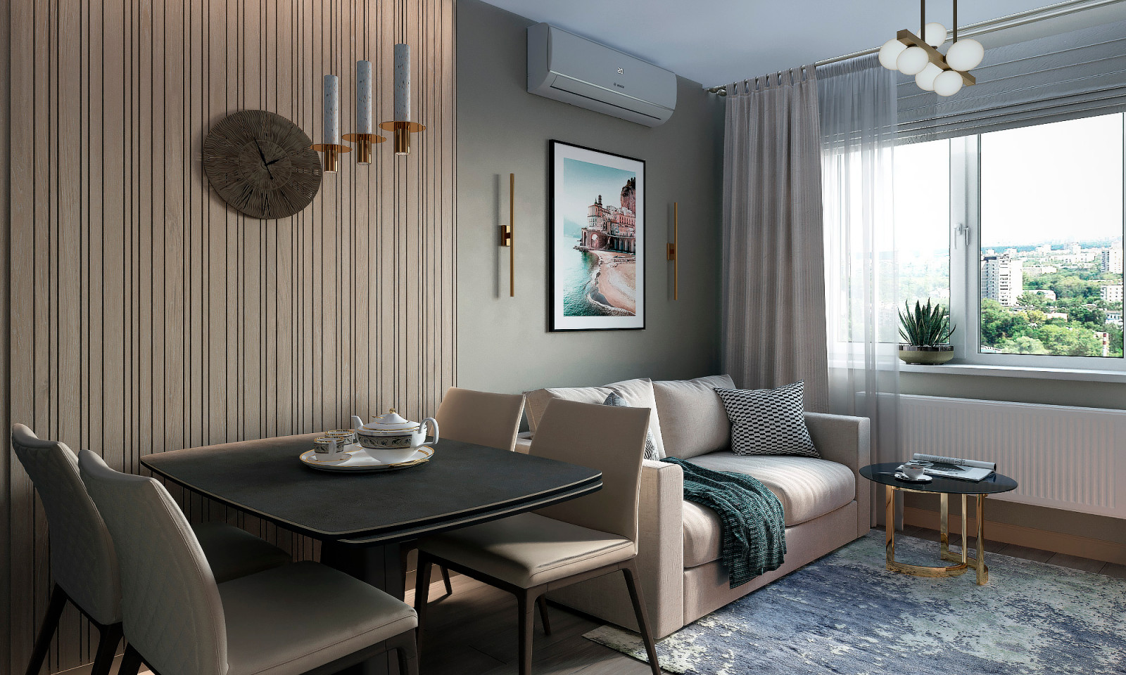 Трехкомнатная квартира в ЖК "Ты м Я"