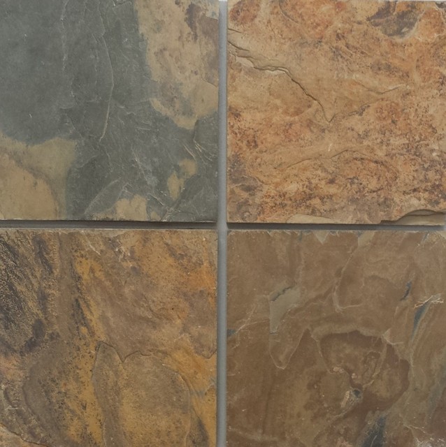 California Gold Slate Tiles Natural Cleft Face Gauged Back Finish California Gold Slate Tiles Natural Cleft Face Gauged Back Finish Sample
