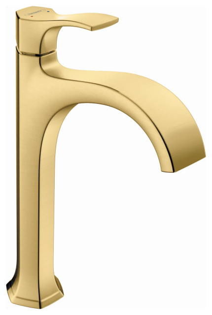 Hansgrohe 04811 Locarno 1.2 GPM Vessel 1 Hole Bathroom Faucet - - Brushed Gold