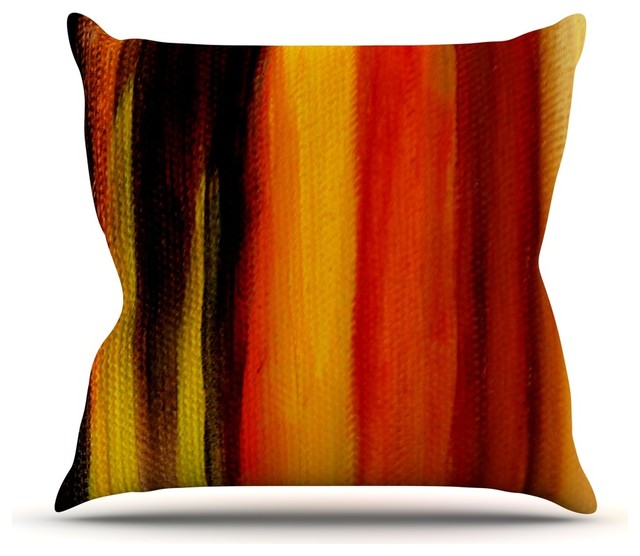theresa giolzetti firework yellow orange throw pillow 18x18 contemporary - Orange Decorative Pillows theresa giolzetti firework yellow orange throw pillow 18x18 contemporary - Orange Decorative Pillows