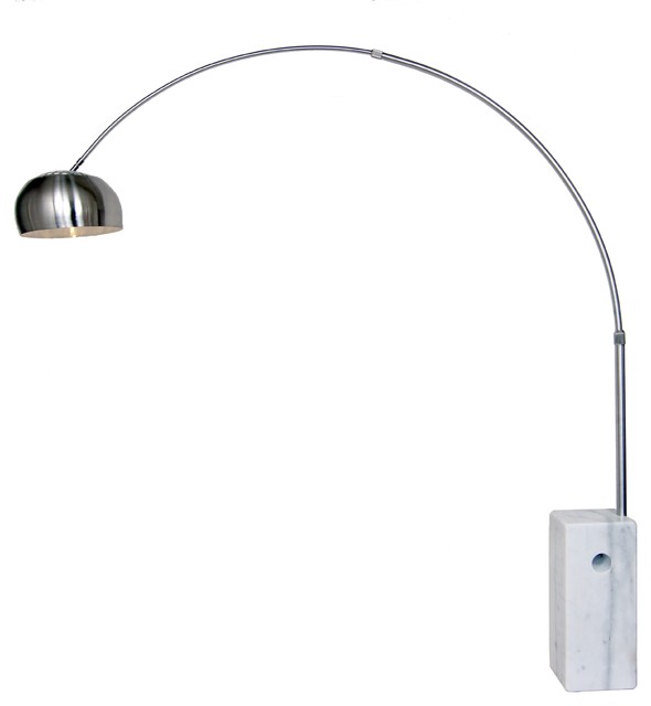 Stilnovo Arch Lamp With Marble Base Contemporary Floor Lamps Stilnovo Arch Lamp With Marble Base