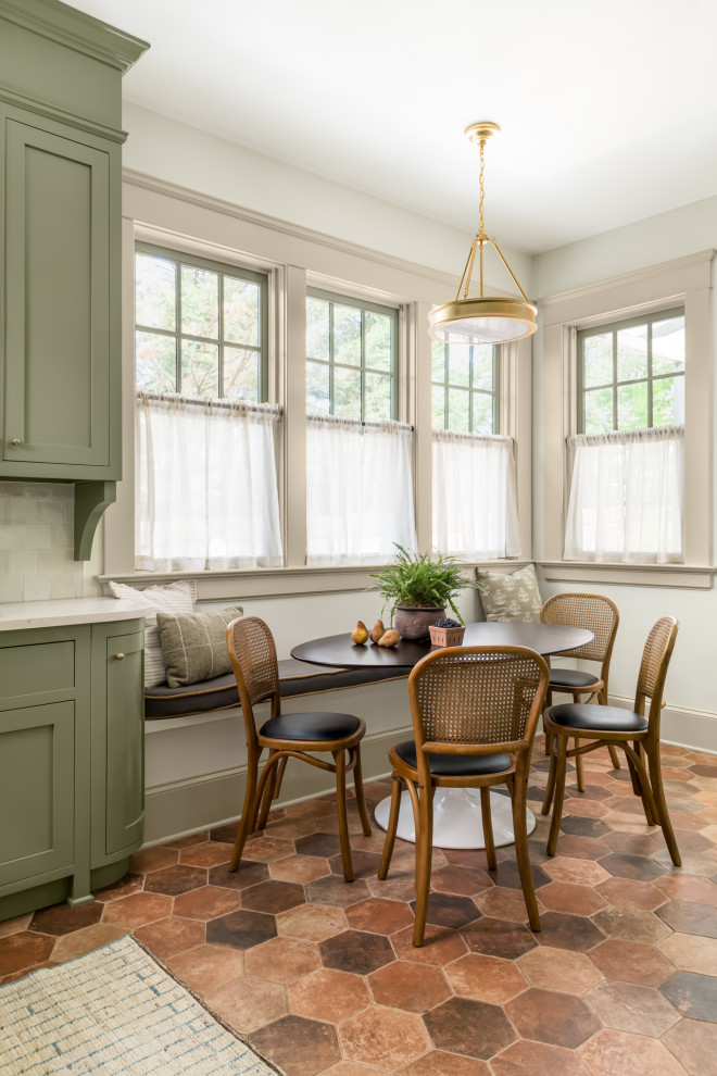 Dining room - transitional dining room idea in Atlanta