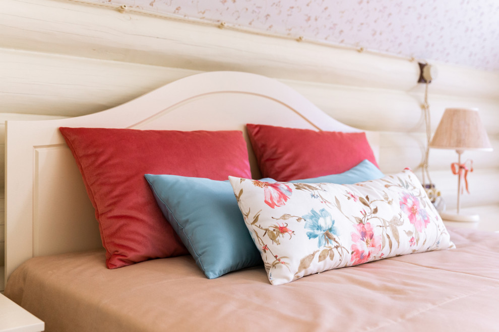 Спальни в доме срубе