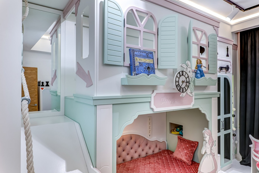 Дизайн-интерьер детской комнаты в стиле "Алиса в стране чудес"