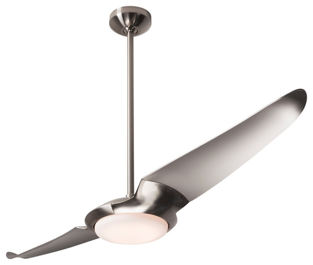 Modern Fan Ic Air2 Led Light Bright Nickel 56 Ceiling Fan With