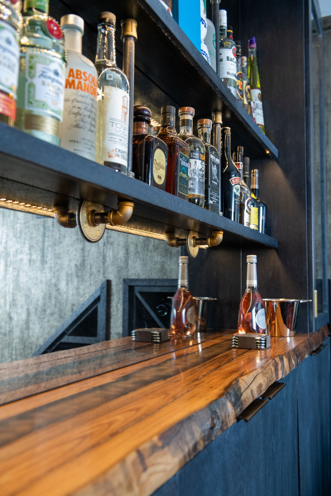 Dark and Stormy Wine Bar, Devon PA - Transitional - Home Bar ...