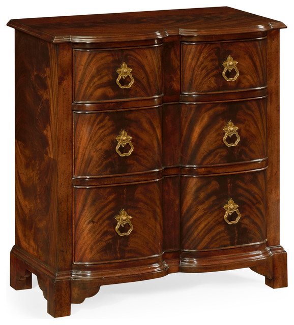 Small Mahogany Chest of Drawers Traditional Accent Chests And