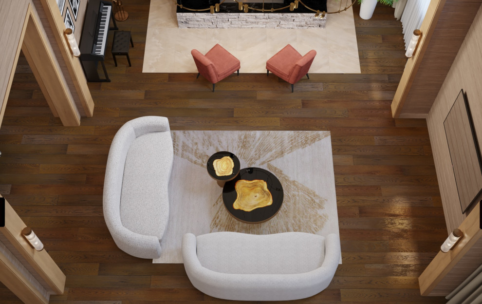 Просторный загородный дом