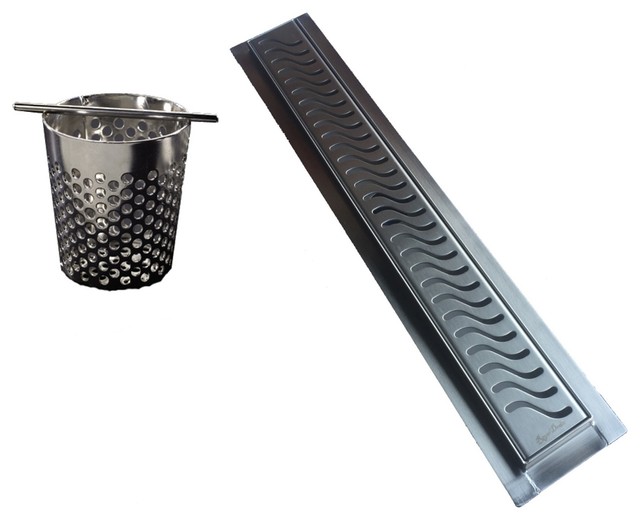 linear drain hair trap