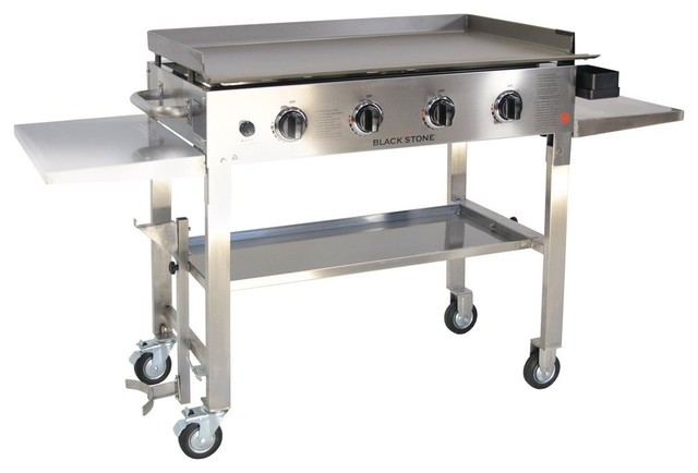 Stainless Steel Outdoor Cooking Gas Grill Griddle Station Stainless Steel Outdoor Cooking Gas Grill Griddle Station Contemporary Grills By Decor Love
