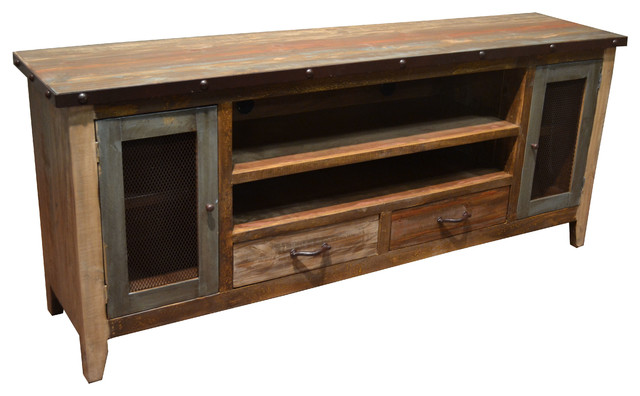 rustic tv stand 70
