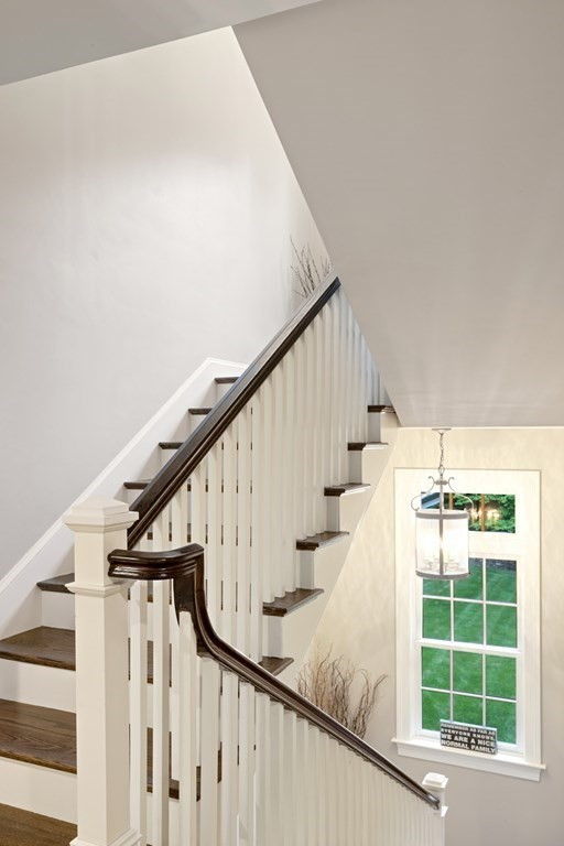 Stairway to second and third floor