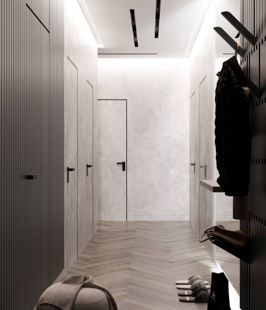 ДИЗАЙН ПРОЕКТ С ОЛИВКОВЫМИ ОТТЕНКАМИ