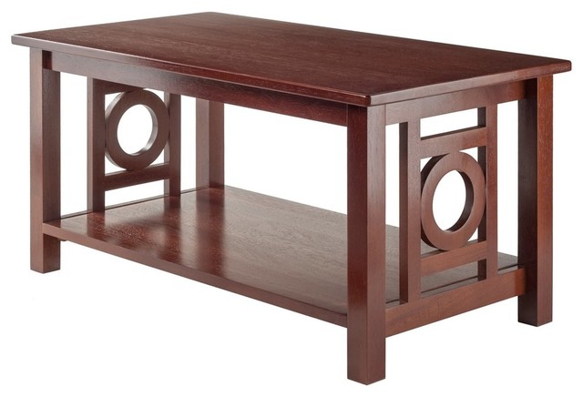 Winsome Home Decorative Ollie Coffee Table Walnut Finish Winsome Home Decorative Ollie Coffee Table Walnut Finish