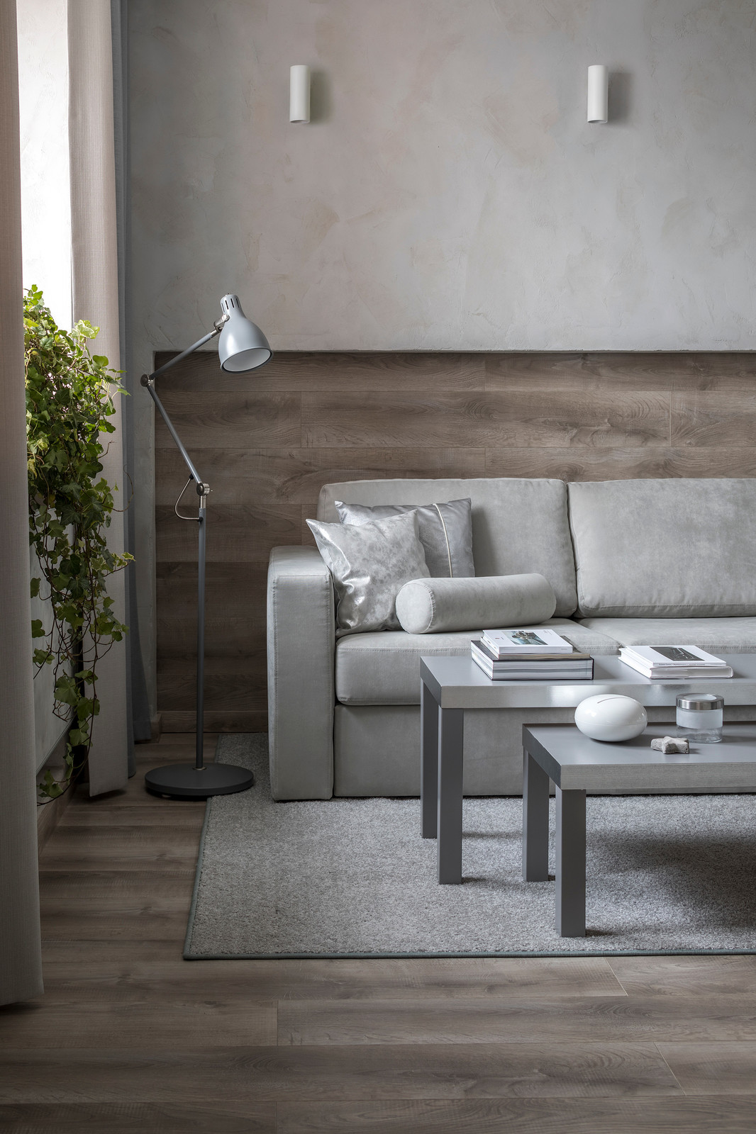 Монохромная квартира для предпринимателя